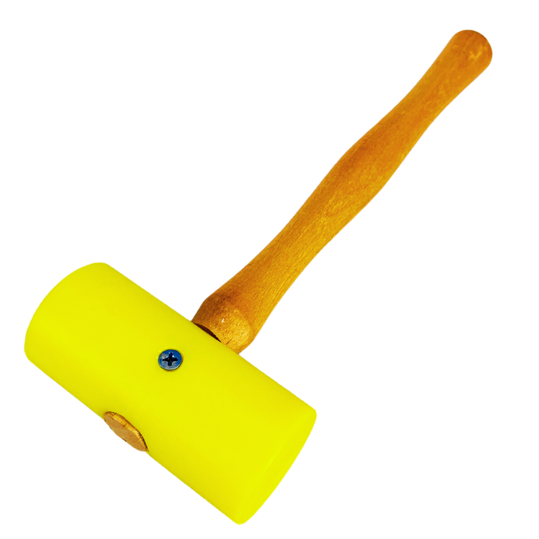 10-1/2 Inch Yellow Nylon Head Hammer With 1.75" Striking Surface  - PH-11217