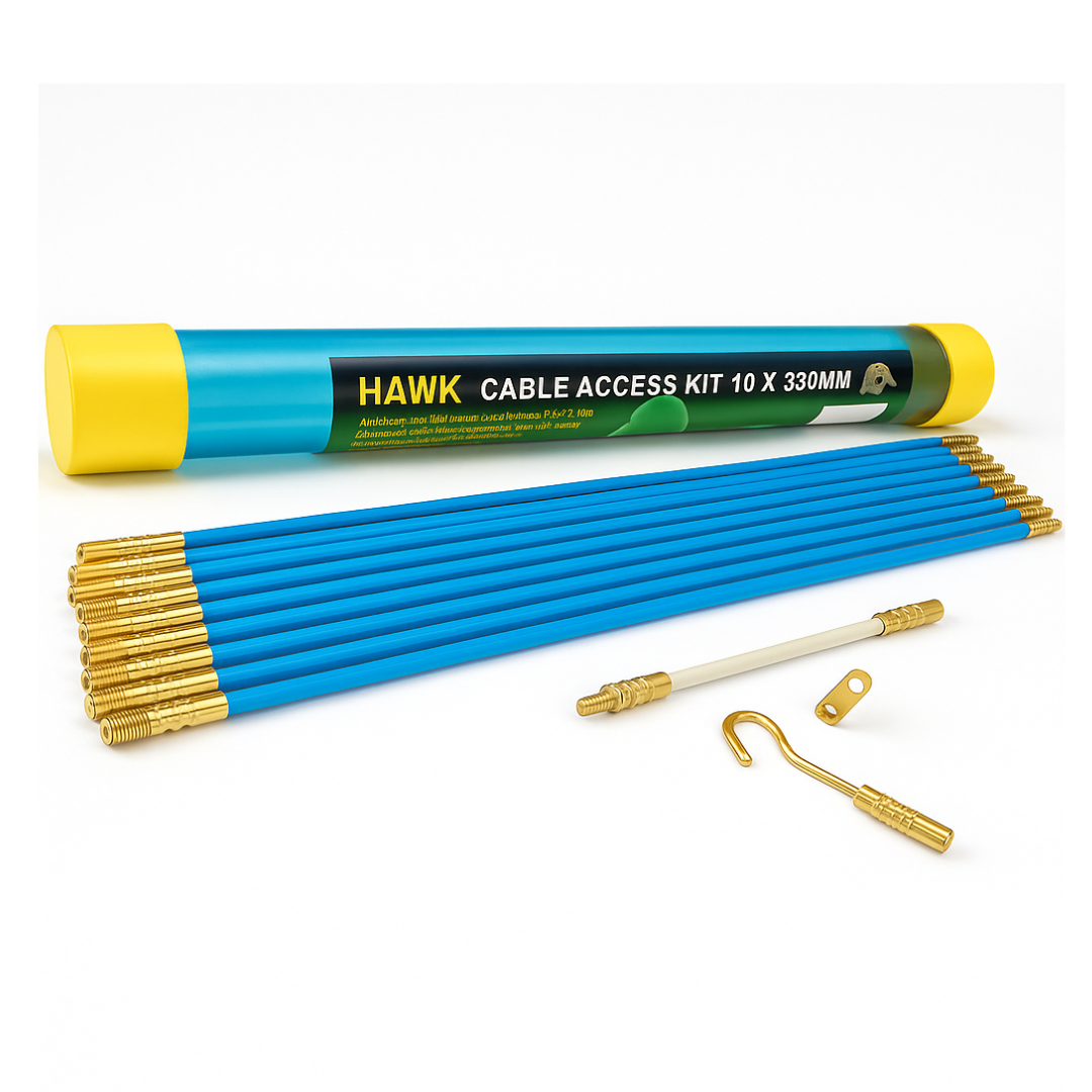 10 Piece Extendable Cable Access Wire Kit with Storage Case  - TZ-00015