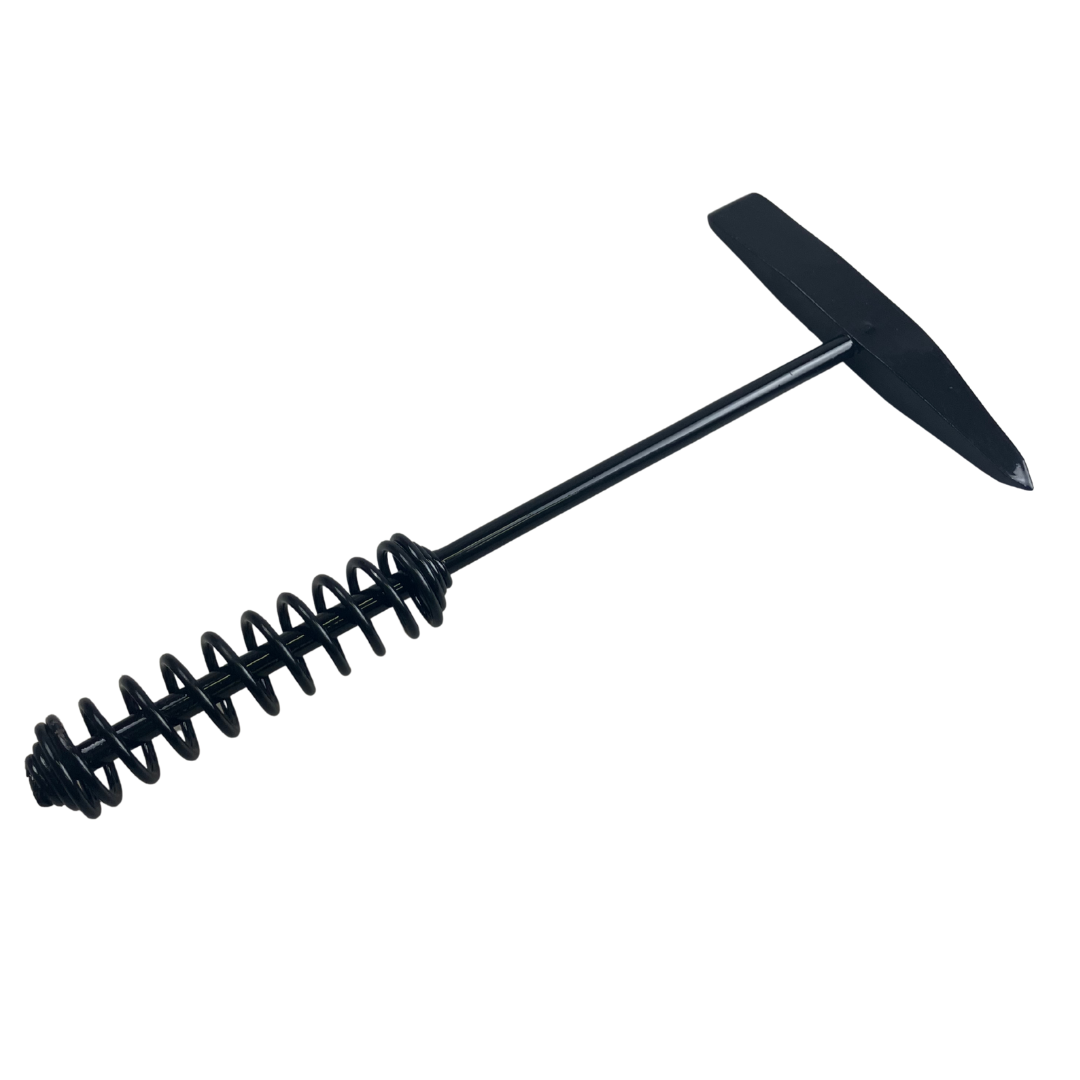 10.5" Welding & Chipping Hammer with Spring Coil Handle – Dual Headed (Flat & Pick) – Heat Treated Steel – Shock-Absorbing Spiral Grip – Ideal for Welders & Masonry Work – PH-40750