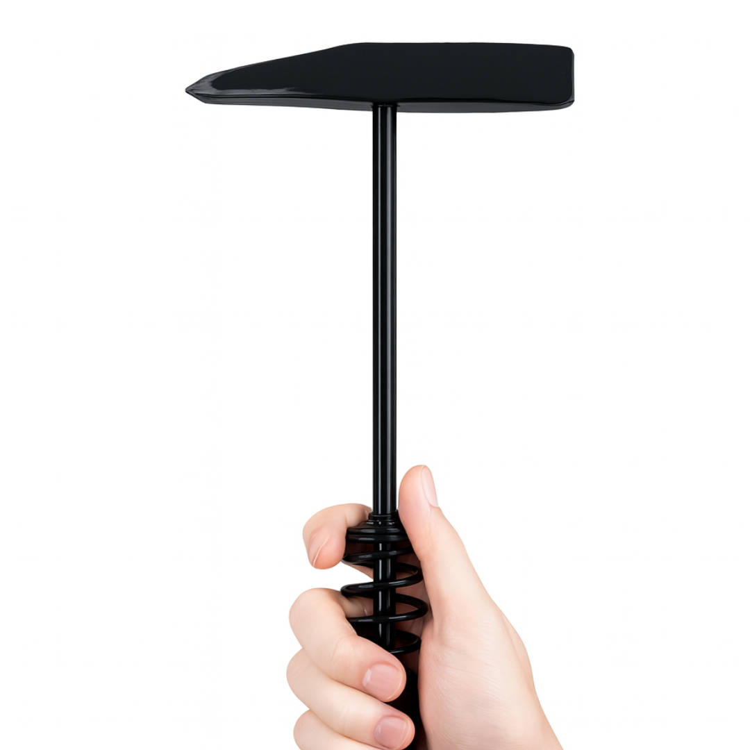 10.5" Welding & Chipping Hammer with Spring Coil Handle – Dual Headed (Flat & Pick) – Heat Treated Steel – Shock-Absorbing Spiral Grip – Ideal for Welders & Masonry Work – PH-40750