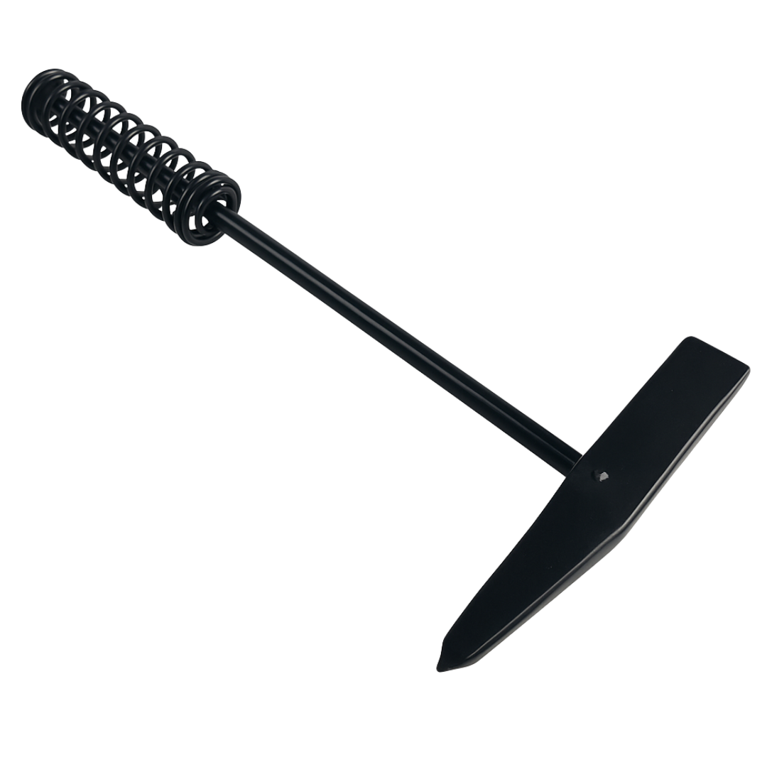 10.5" Welding & Chipping Hammer with Spring Coil Handle – Dual Headed (Flat & Pick) – Heat Treated Steel – Shock-Absorbing Spiral Grip – Ideal for Welders & Masonry Work – PH-40750