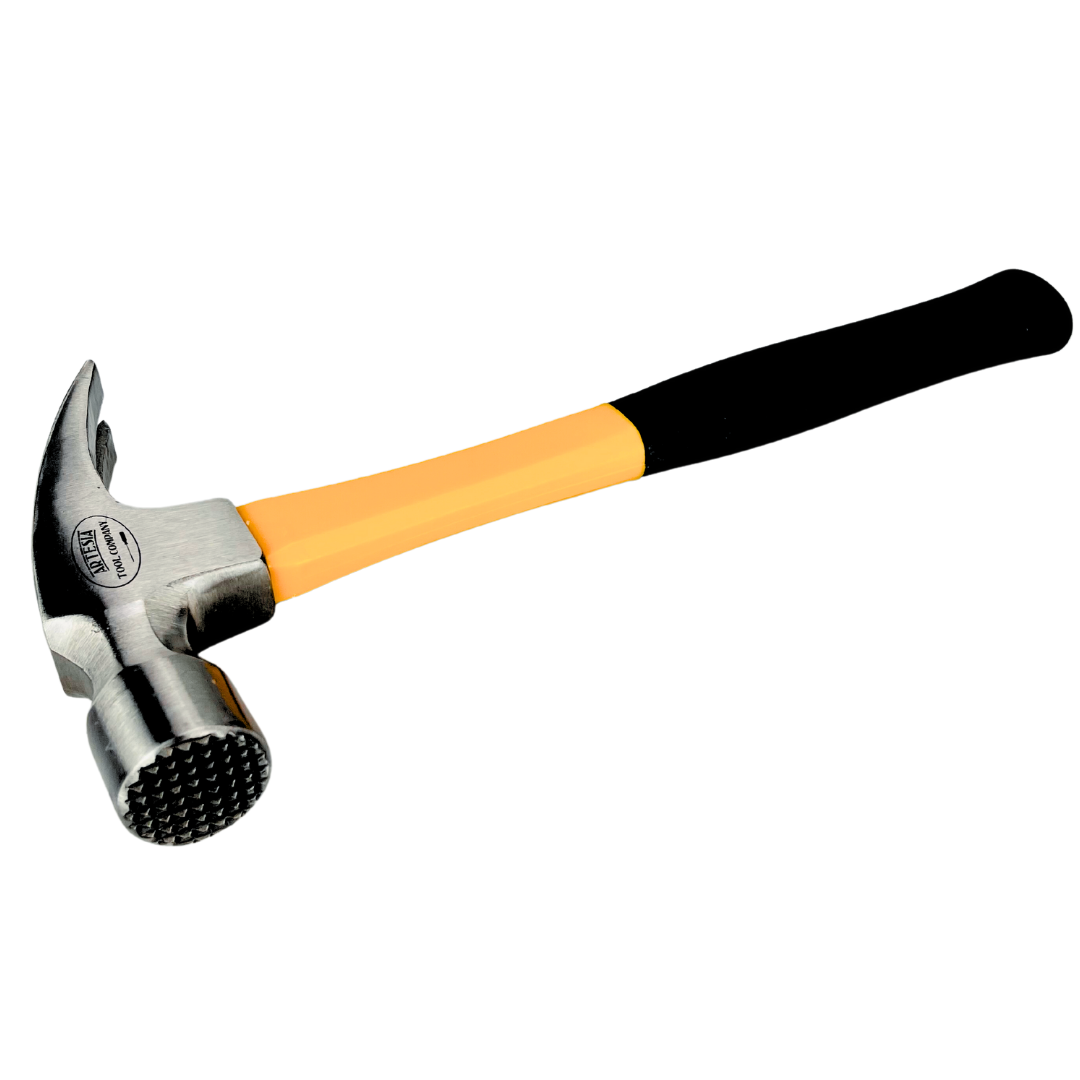 ARTESIA TOOL COMPANY 24 Oz. Framing Hammer - Carbon Steel Head, Fiberglass Handle | Perfect Balance Between Power and Maneuverability