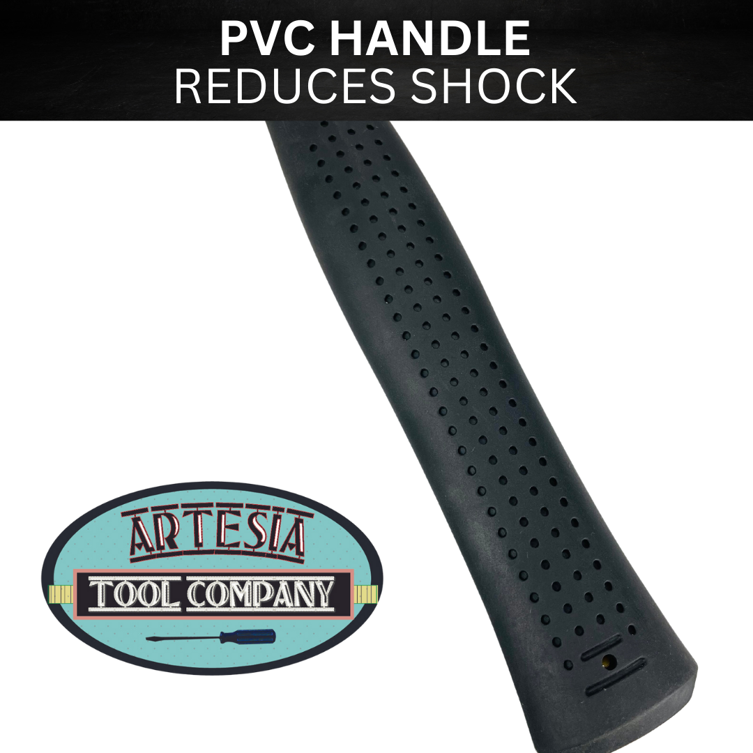 ARTESIA TOOL COMPANY 24 Oz. Framing Hammer - Carbon Steel Head, Fiberglass Handle | Perfect Balance Between Power and Maneuverability