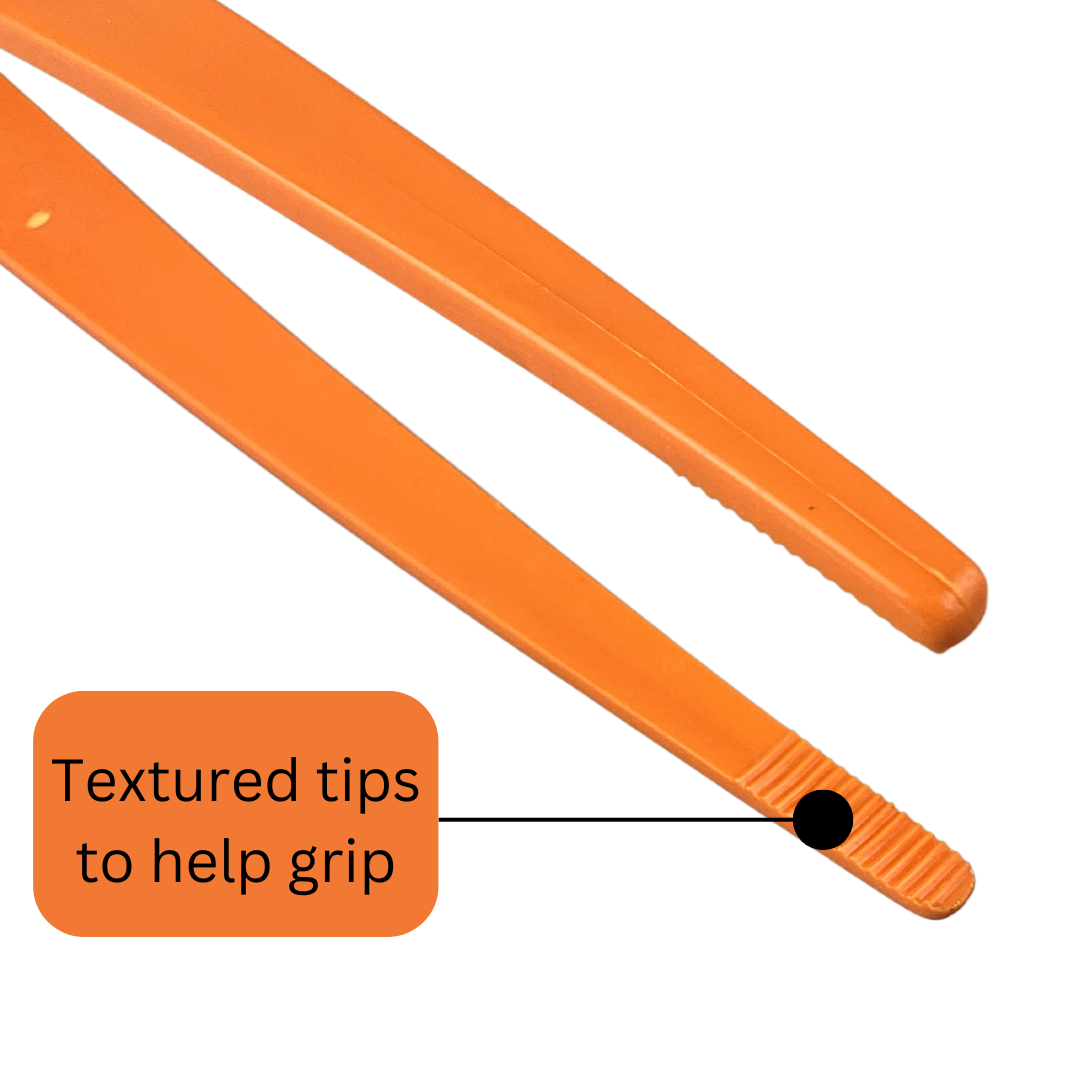 Premium Precision & Jumbo Tweezer Combo — 3-Piece Plastic Tweezer Set + 3-Piece Jumbo Stainless Steel Tweezers