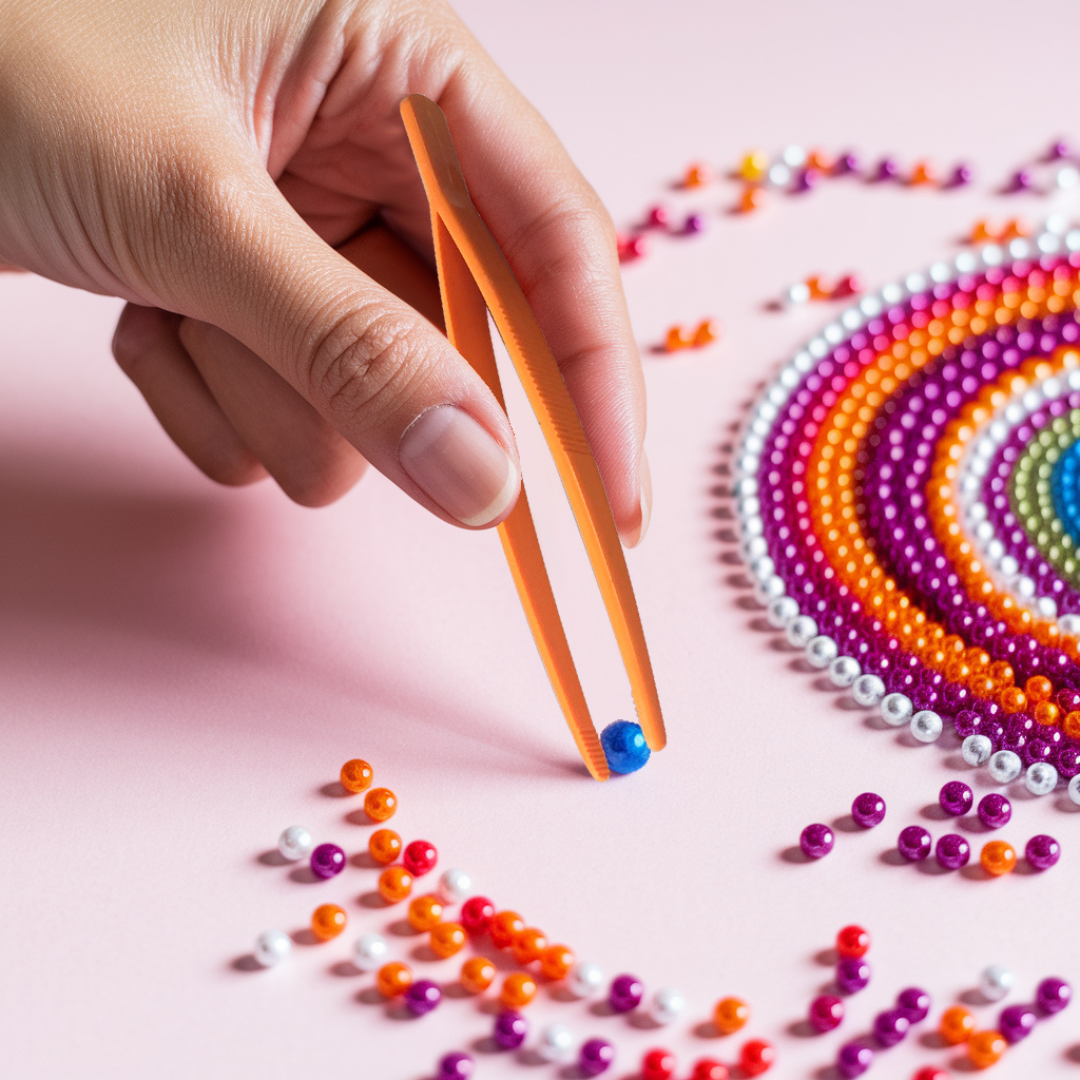 Premium Precision & Jumbo Tweezer Combo — 3-Piece Plastic Tweezer Set + 3-Piece Jumbo Stainless Steel Tweezers