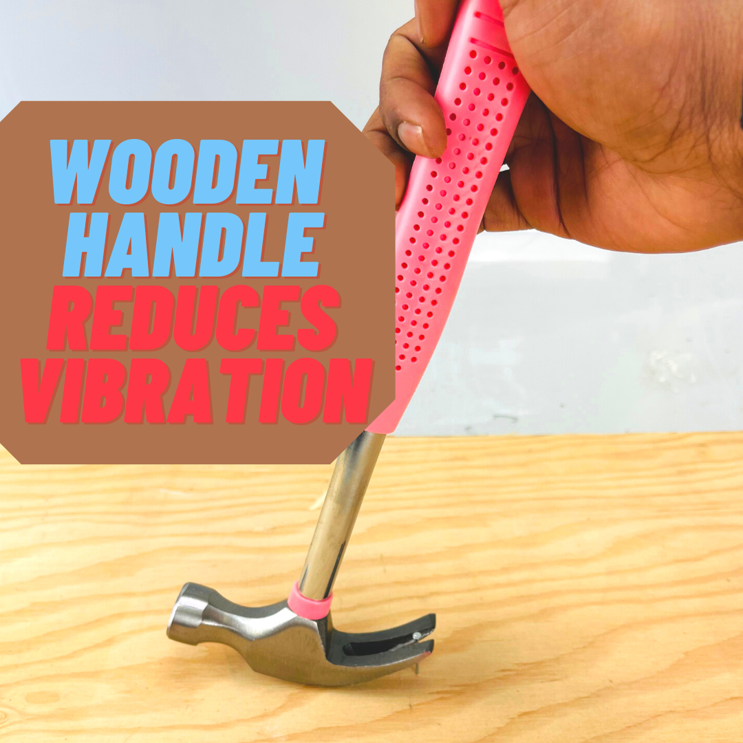 Pink Tool Caddy & 8 oz Claw Hammer Set – Lightweight Home Repair & DIY Essentials