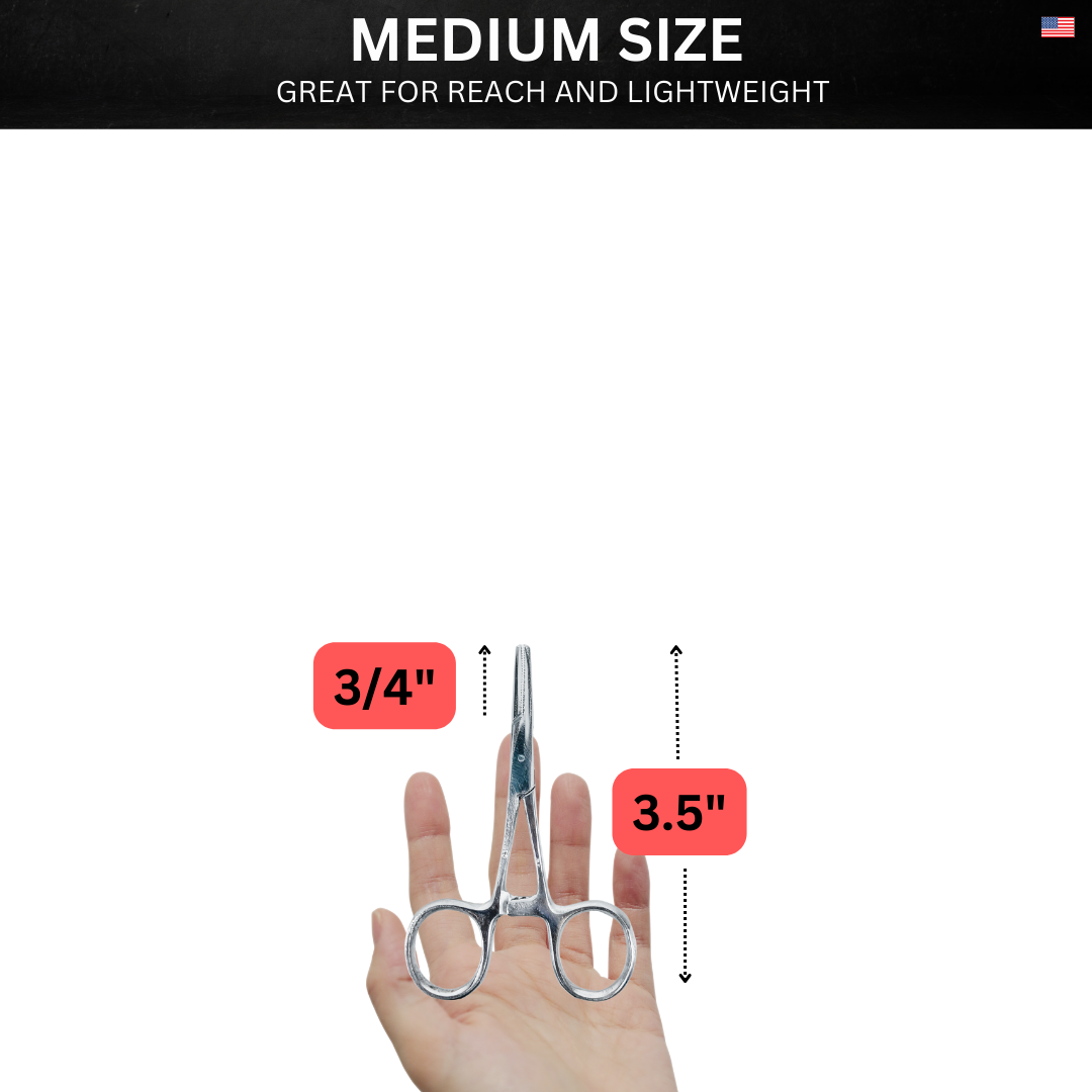 3.5" Straight Tip- Stainless Steel Hemostat  - S3-03241
