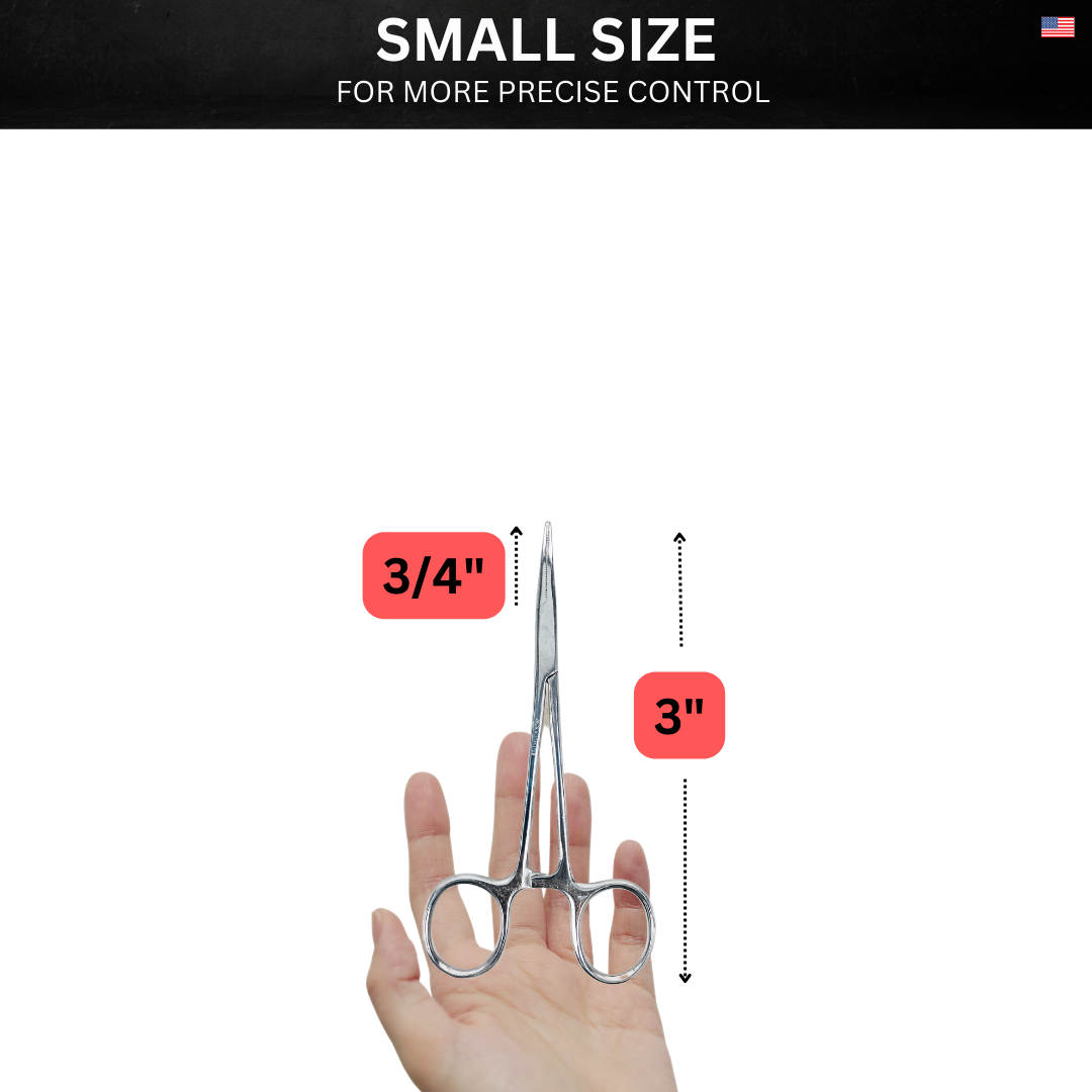 3.5" Curved Stainless Steel Hemostat - S3-03242