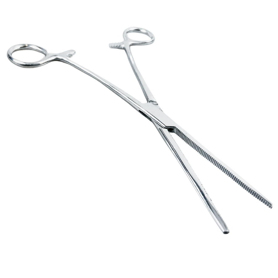 8" Stainless Steel Straight Jaw Hemostat  - S3-03281