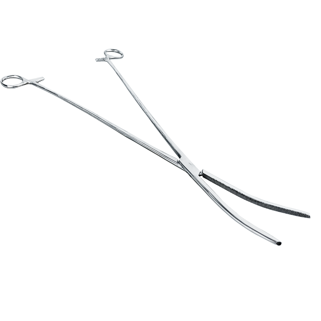 10" Stainless Steel Hemostat - Curved Tip  - S32-03292