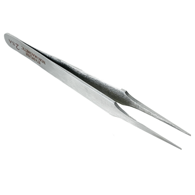 4 7/8 Inch Non Magnetic Tweezers With Sharp Points  - S1-08030