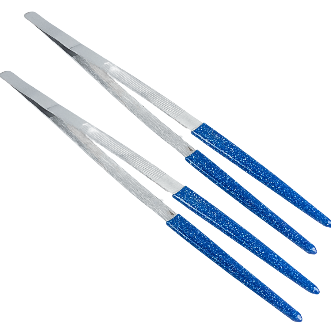 12 Inch Heavy Duty Tweezers with Coated Tips (Pack of: 2) - S1-18570-Z02