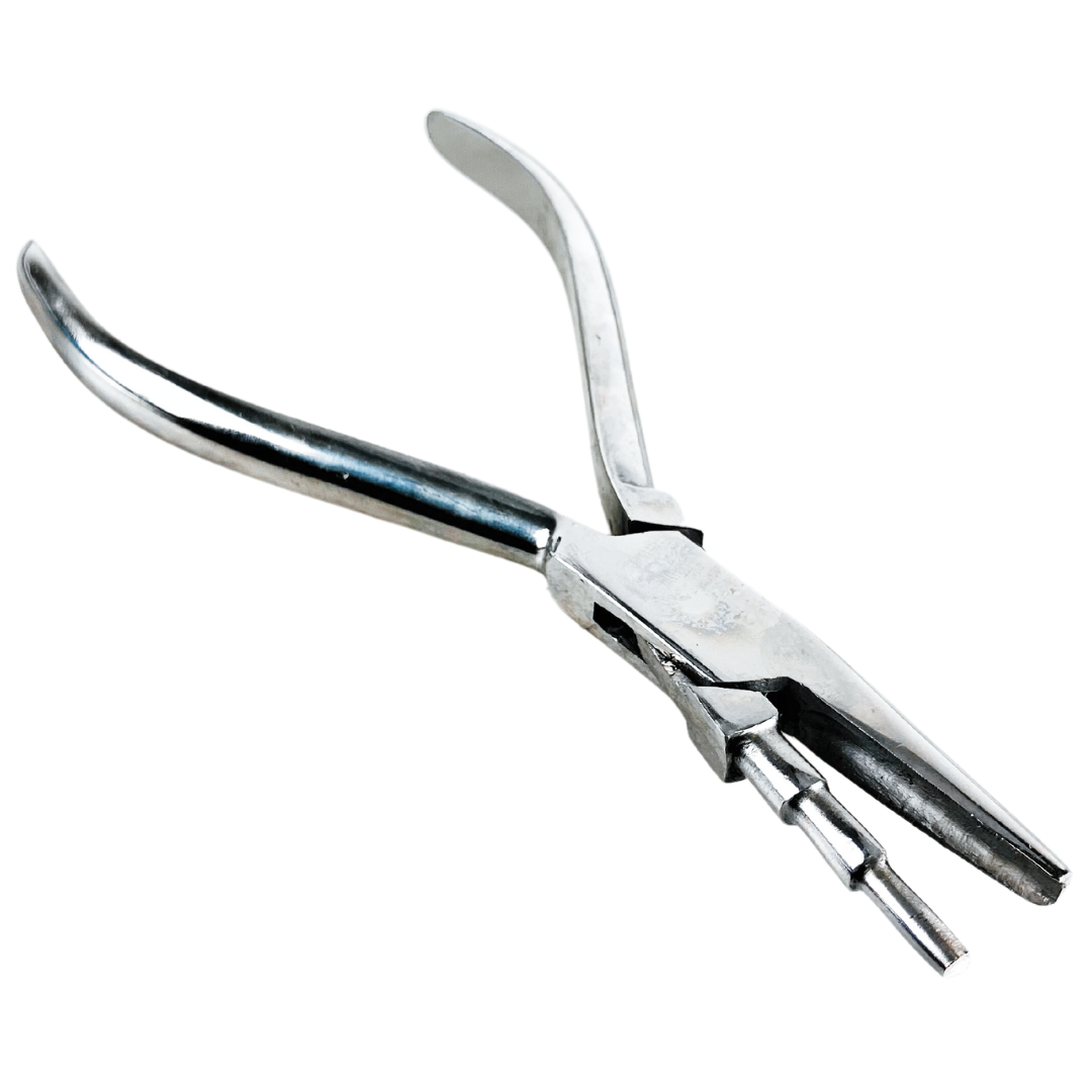 5 ½" Graduated Tip Stainless Steel Roundnose/ Concave Plier  - S89-08917