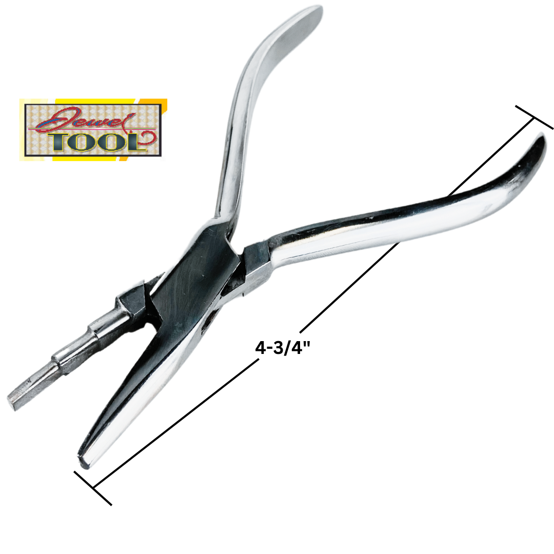 5 ½" Graduated Tip Stainless Steel Roundnose/ Concave Plier  - S89-08917