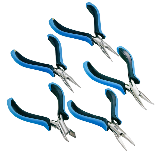 Jewelry & Craft Pliers Tool Set — 5-Piece Precision Stainless Steel Pliers Kit