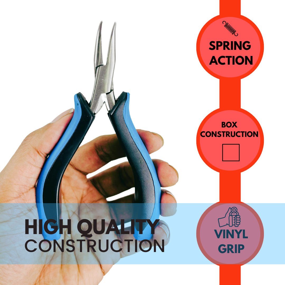 Jewelry & Craft Pliers Tool Set — 5-Piece Precision Stainless Steel Pliers Kit