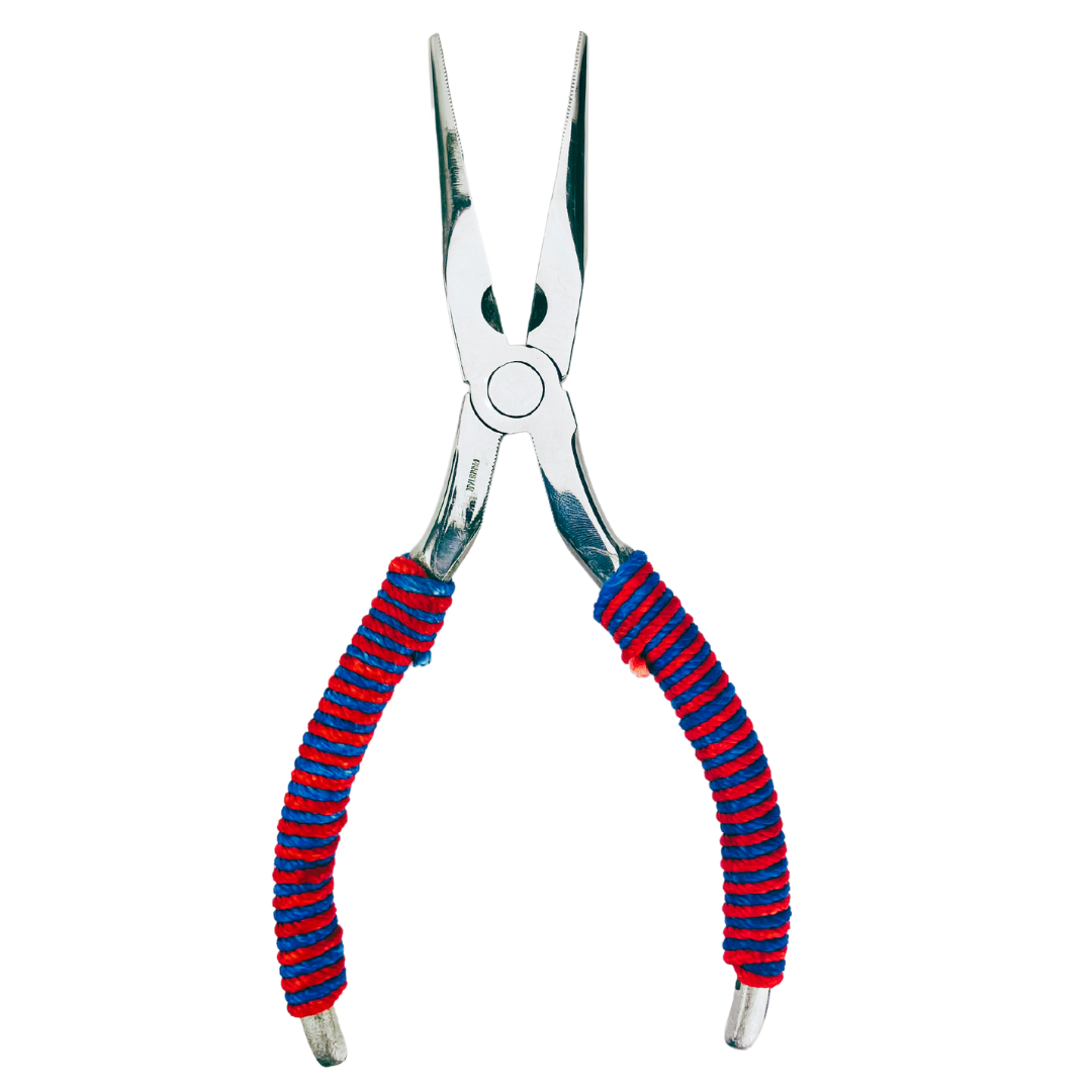 8" Stainless Steel Pliers - Rope-Wrapped Handles  - S8960H-ROPE