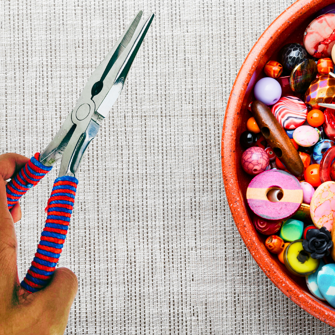 8" Stainless Steel Pliers - Rope-Wrapped Handles  - S8960H-ROPE