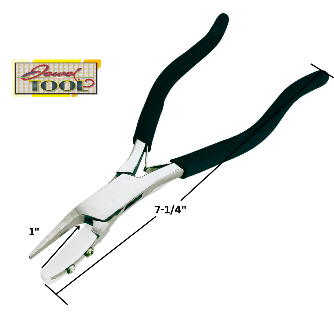 7" Flat Steel and Nylon Jaw Pliers