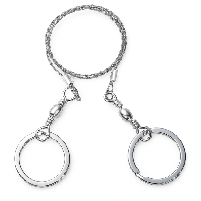 Wire Hand Saw with Split Ring Handles  - TZ-03909