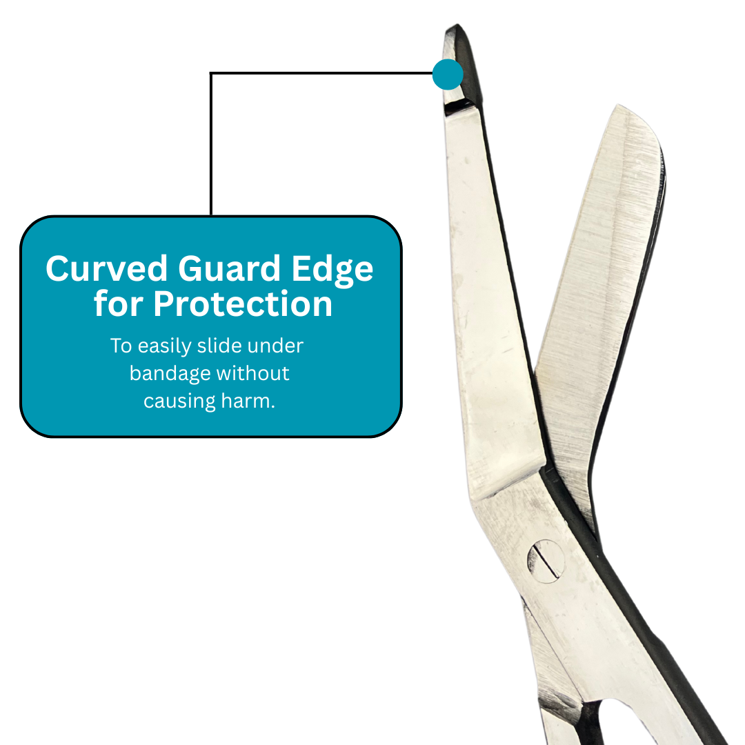 7.25 Inch Stainless Steel Bandage Scissors with Blunt End for Safety  - SC-85750