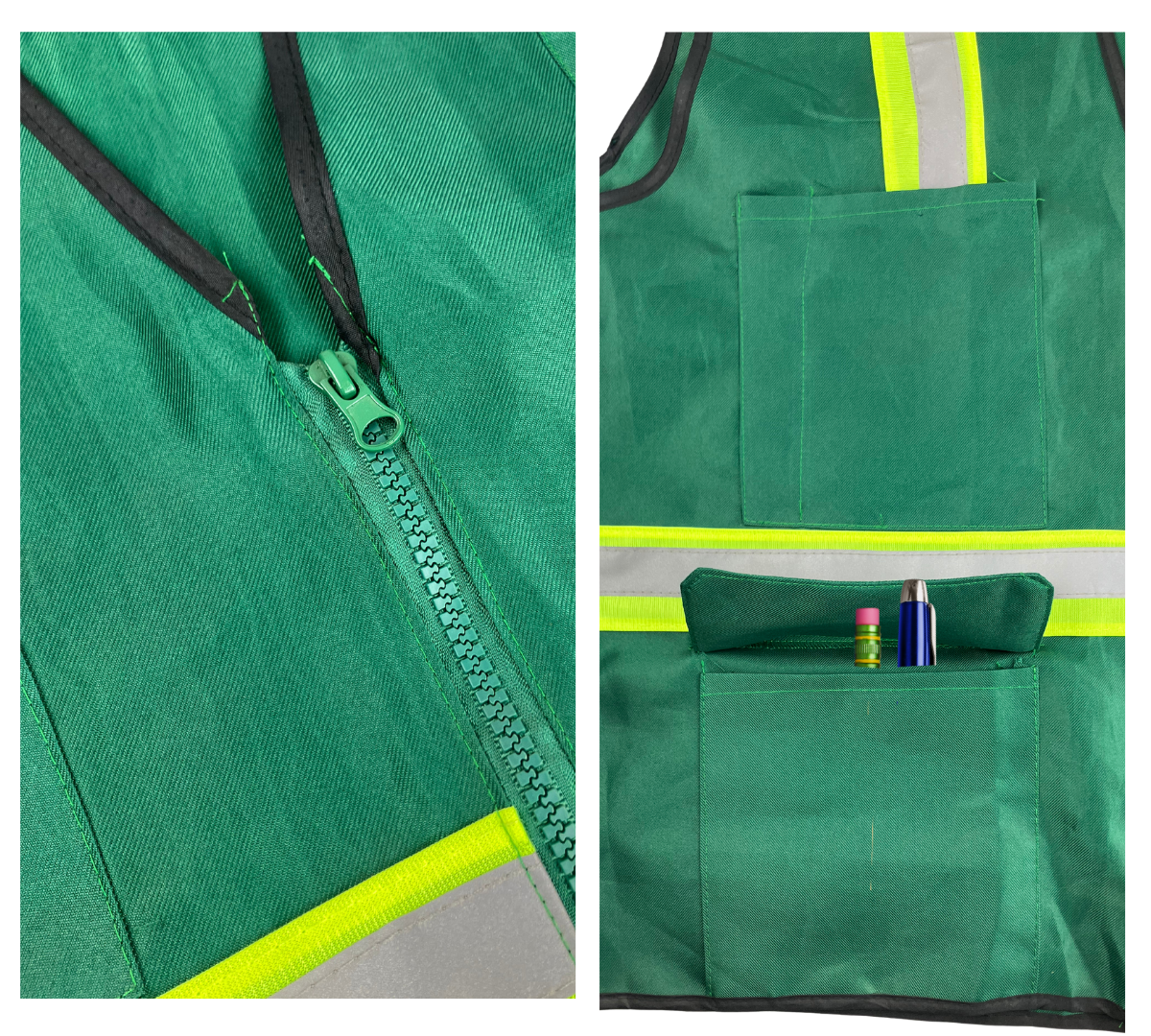 Forest Green Safety Vest, Small  - SW15F-S