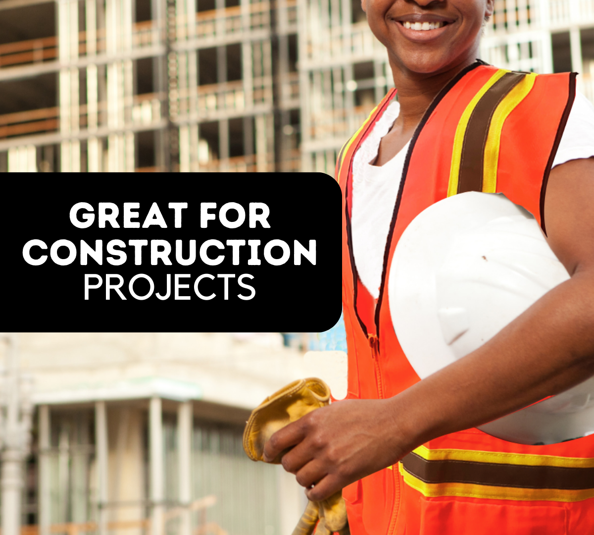 Bright Orange Safety Vest - Adult Size Medium  - SF-73719