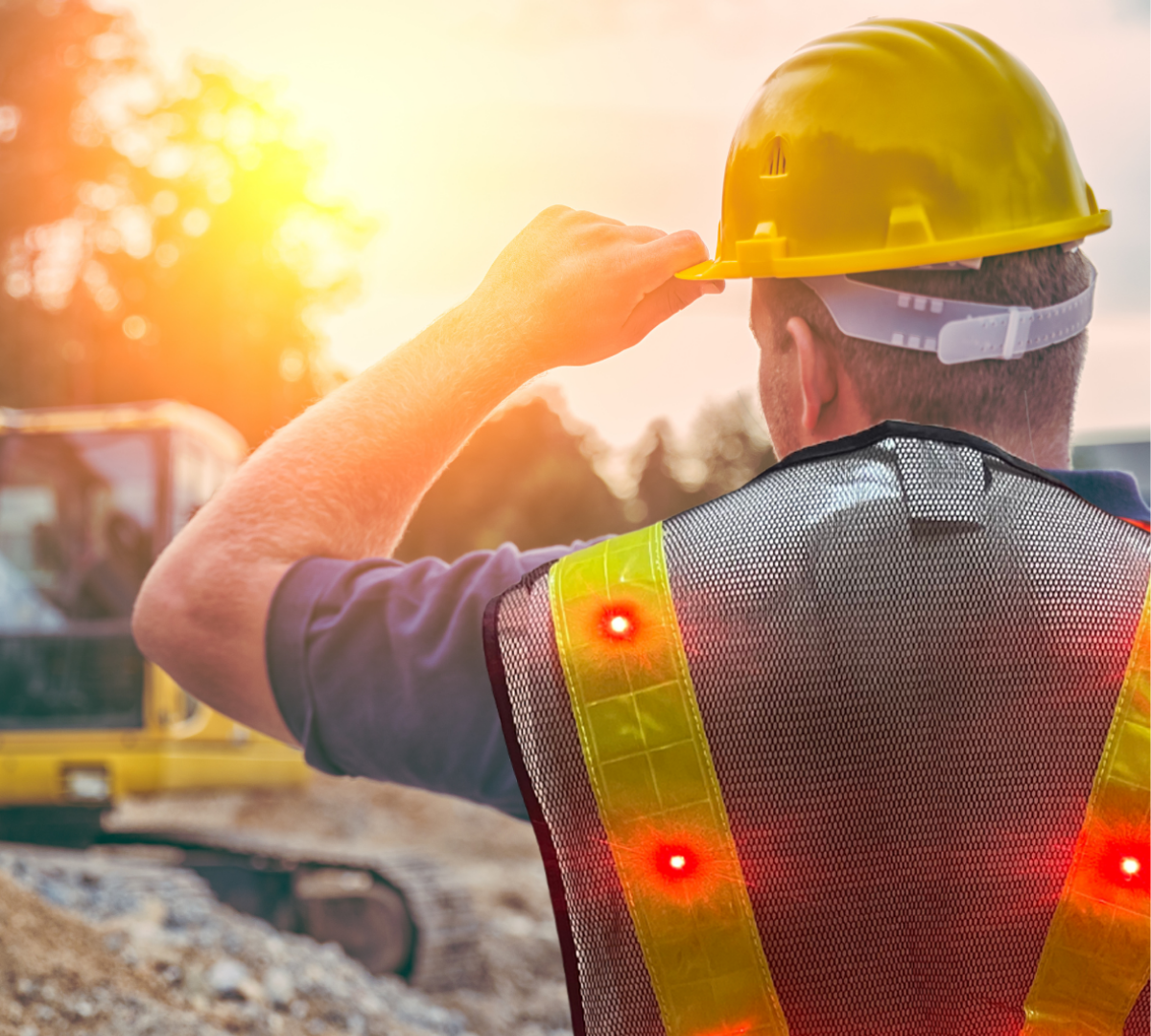 Black Lighted Safety Vest - SW-18347