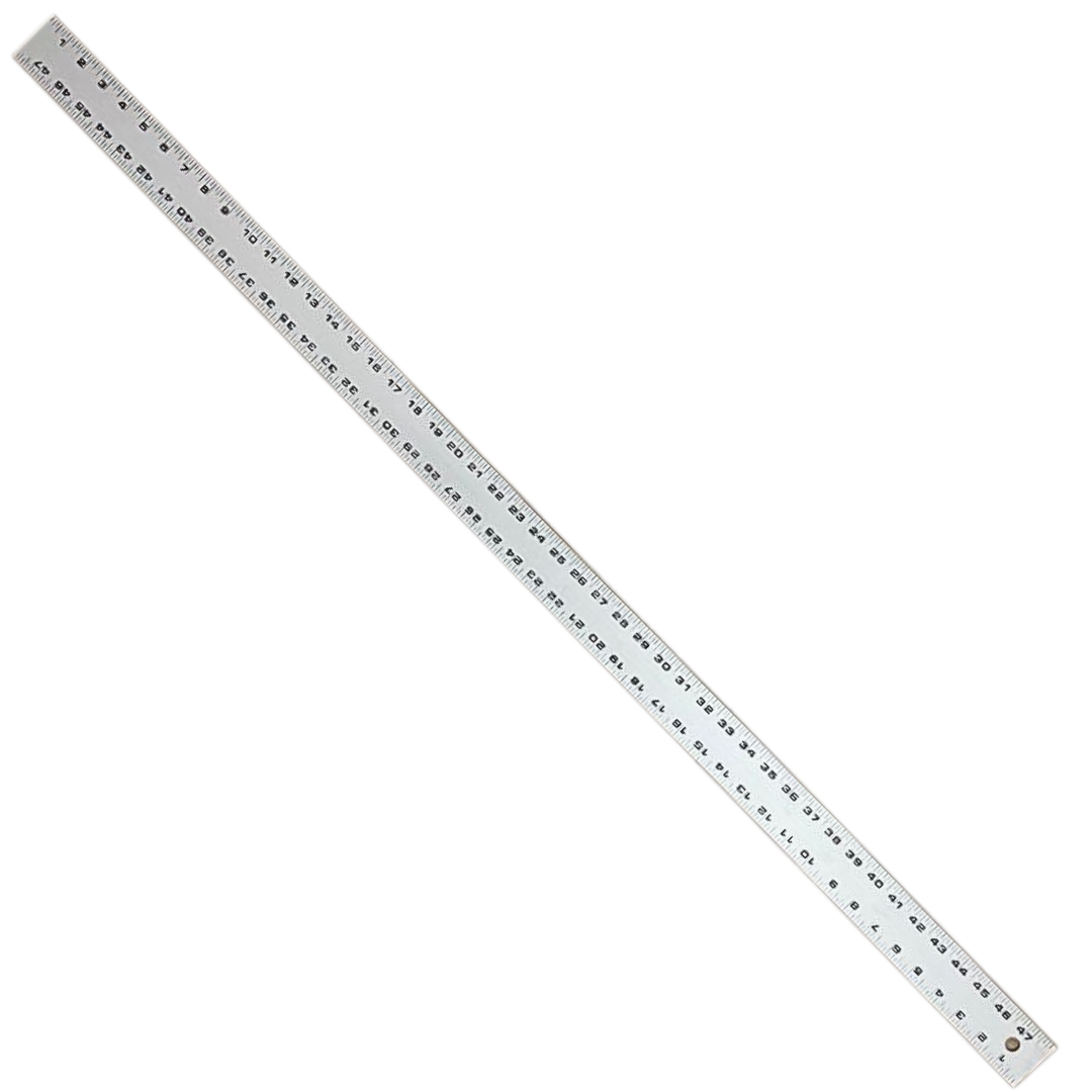 Precision Aluminum Ruler - 48 Inch, 1/8 Inch Thick