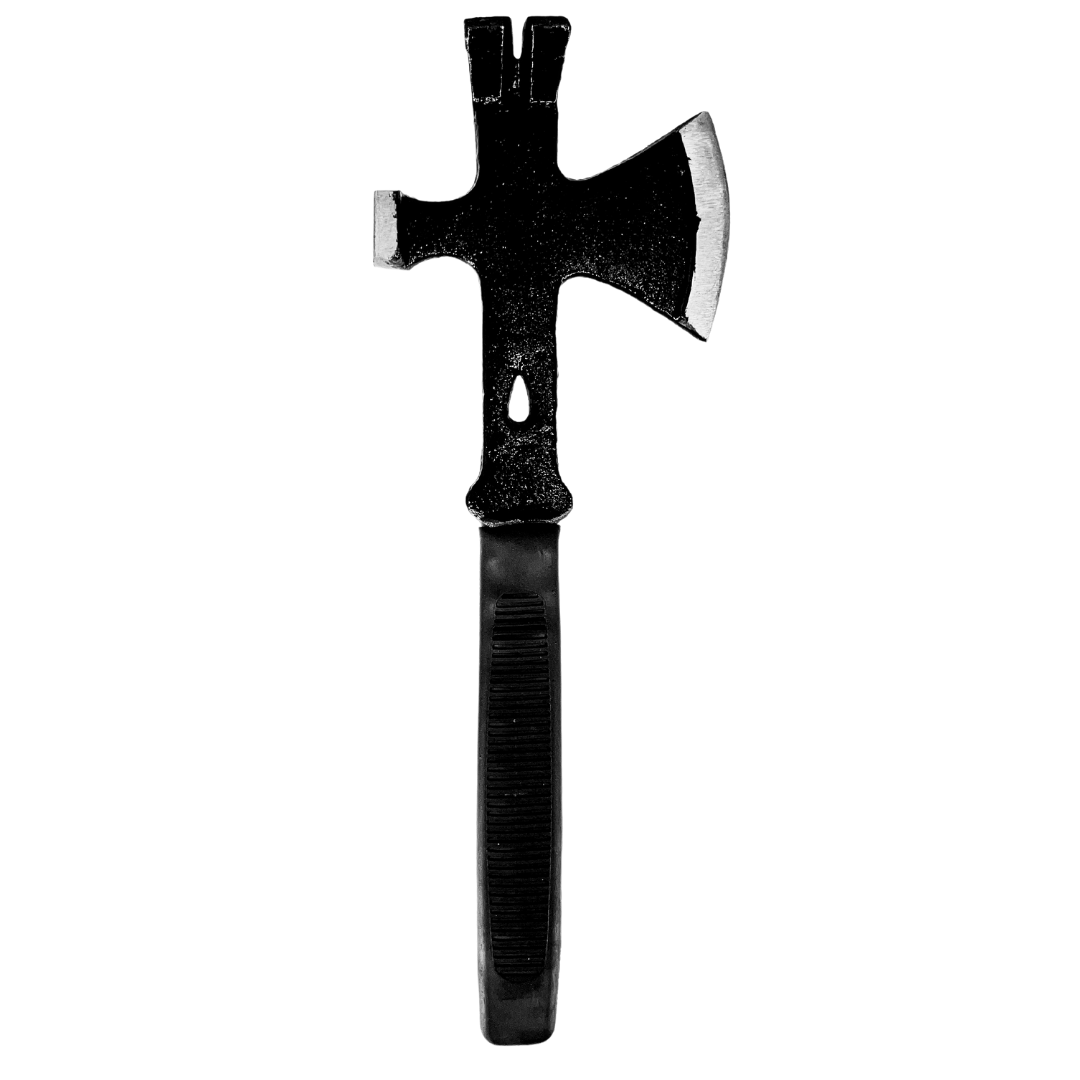 12" Multi-purpose Axe With Hammer Head And Crow Bar Tip