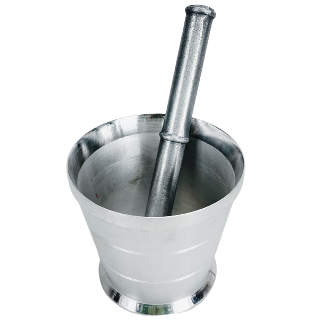 Mortar and Pestle Set – 3.5 Inch Bowl with 6.5 Inch Pestle for Grinding Spices, Herbs, Pills & Dry Ingredients – Heavy Duty Kitchen Grinder