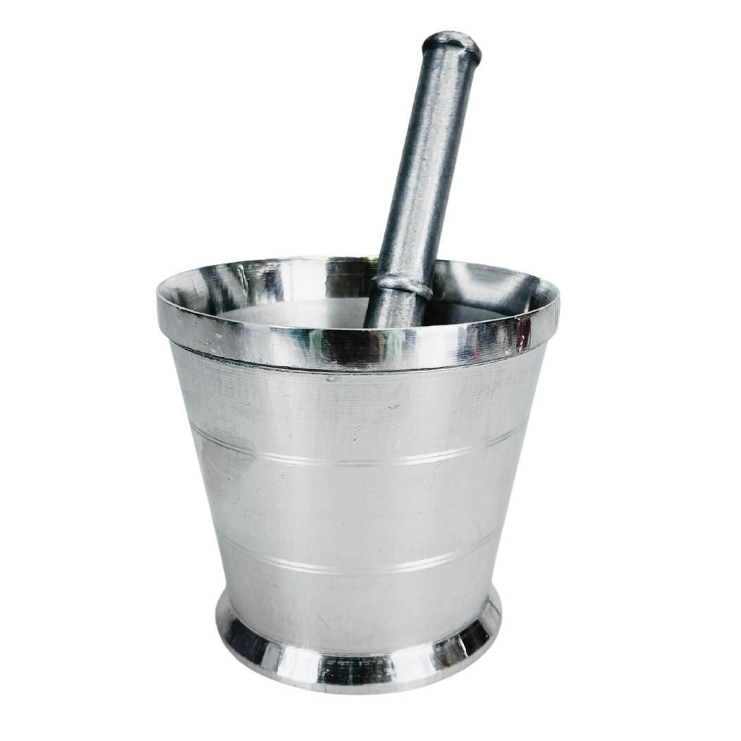 Mortar and Pestle Set – 3.5 Inch Bowl with 6.5 Inch Pestle for Grinding Spices, Herbs, Pills & Dry Ingredients – Heavy Duty Kitchen Grinder