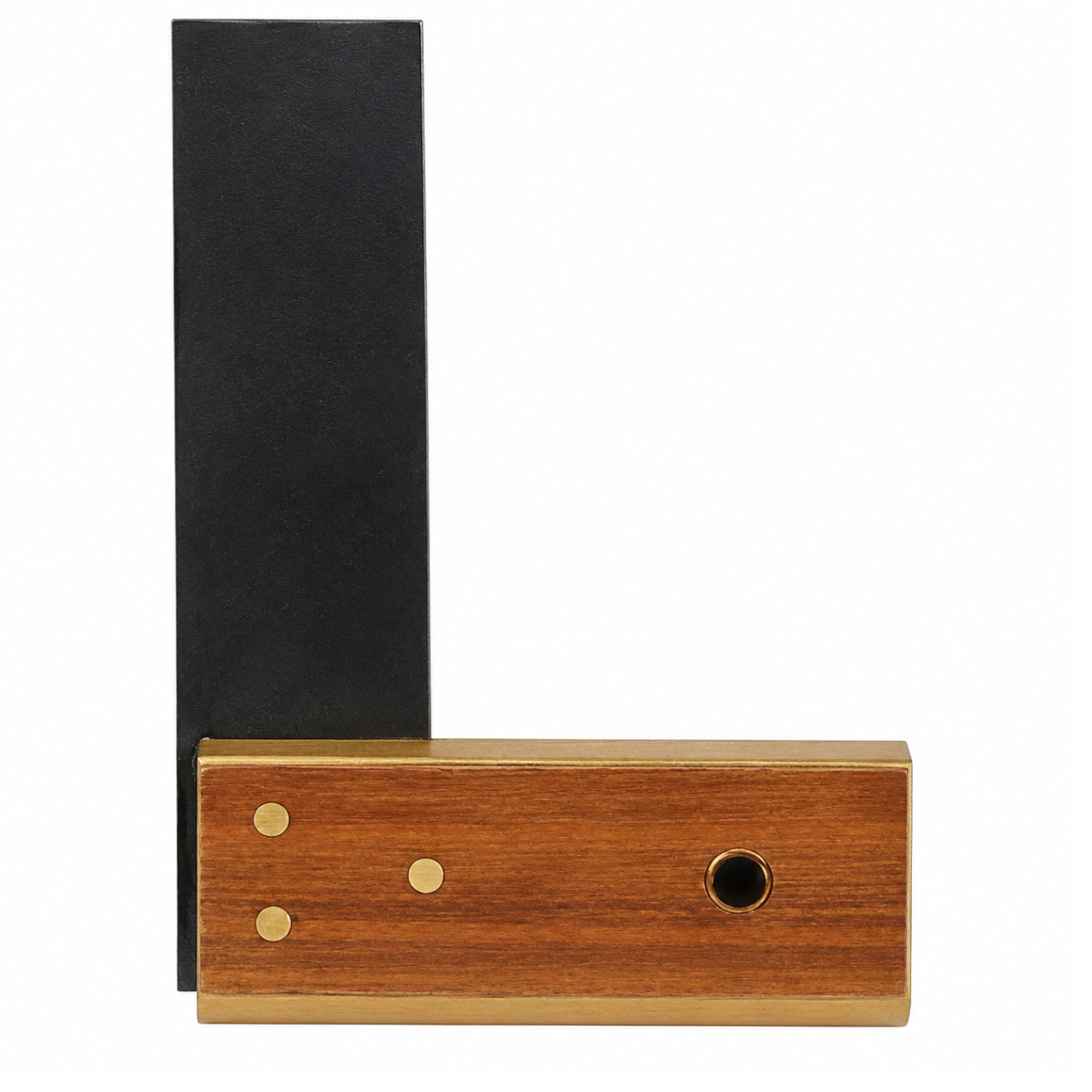 Mini Carpenter Try Square, 4-Inch Wood and Metal Right-Angle Marking Tool for Framing, Flooring, Paneling, Windows and General Carpentry – TJ-14404