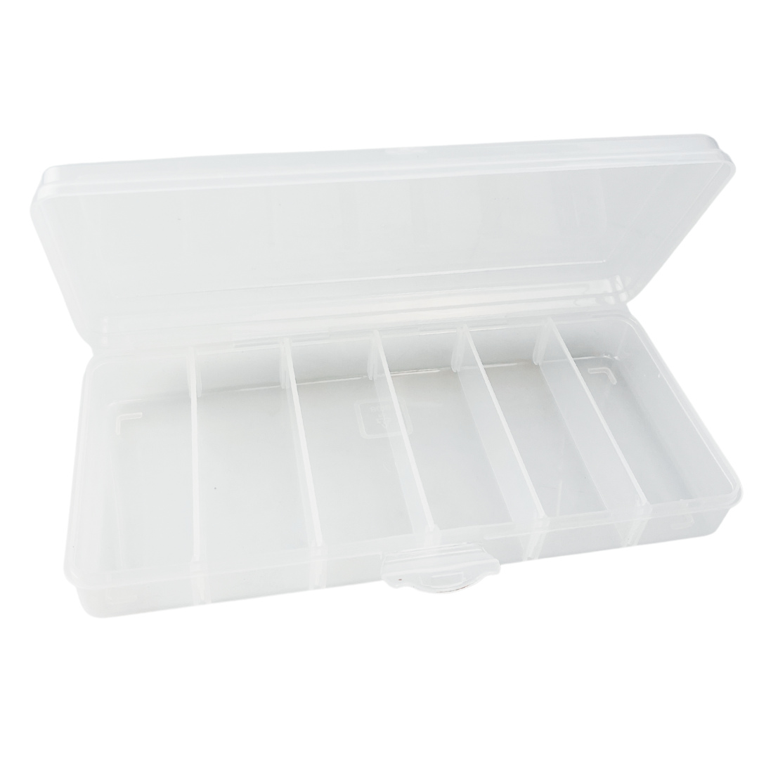 Clear Plastic Storage Box With Removable Dividers  - TJ-48822