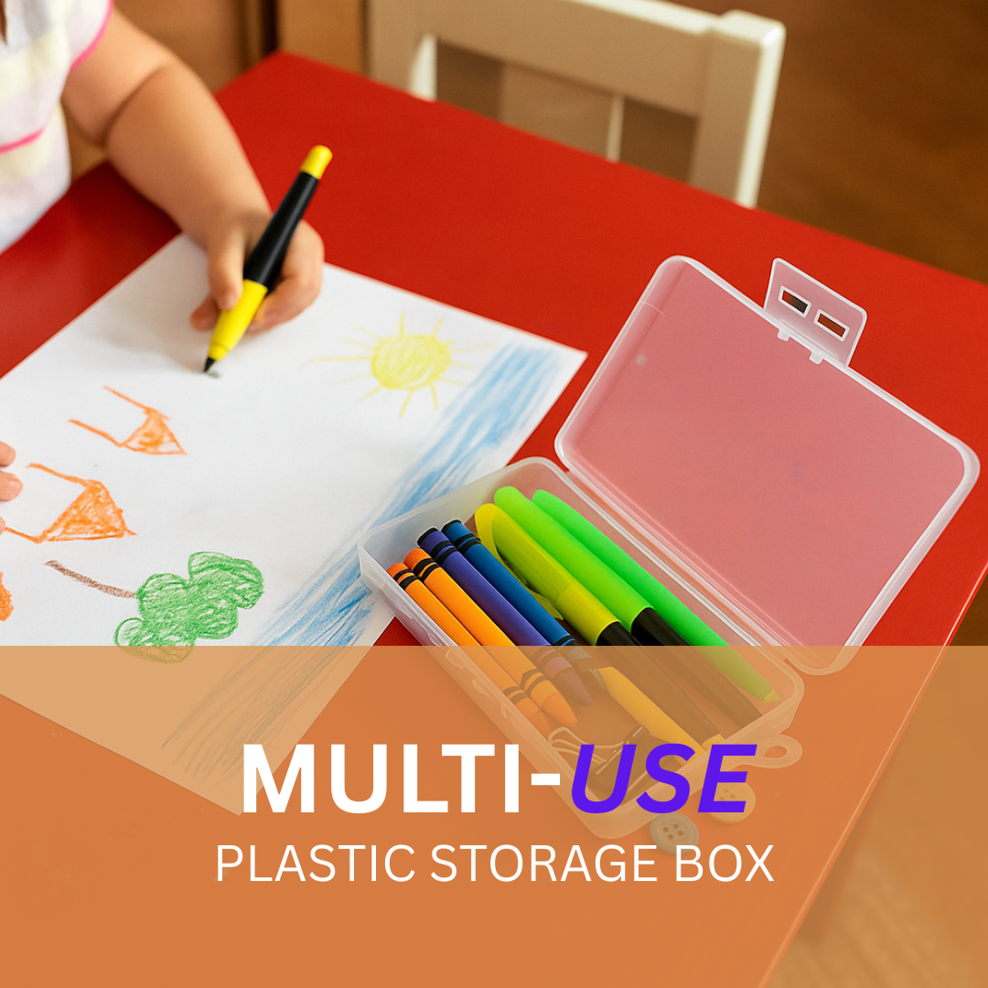 2 Pack Single Compartment Storage Box, 7" Long  - TJ05-98703-Z02