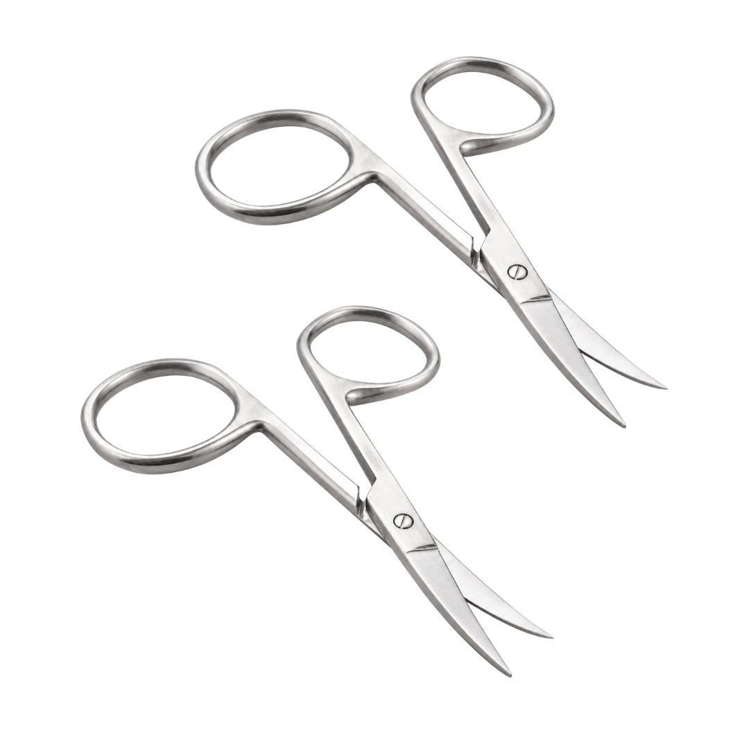 3.5 Inch Stainless Steel Cuticle Scissors (Pack of: 2) - SC-45352-Z02