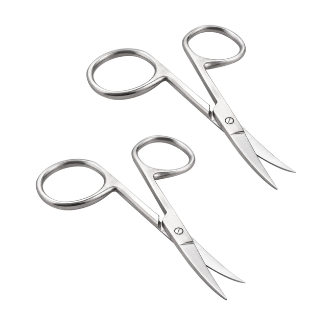 3.5 Inch Stainless Steel Cuticle Scissors (Pack of: 2) - SC-45352-Z02