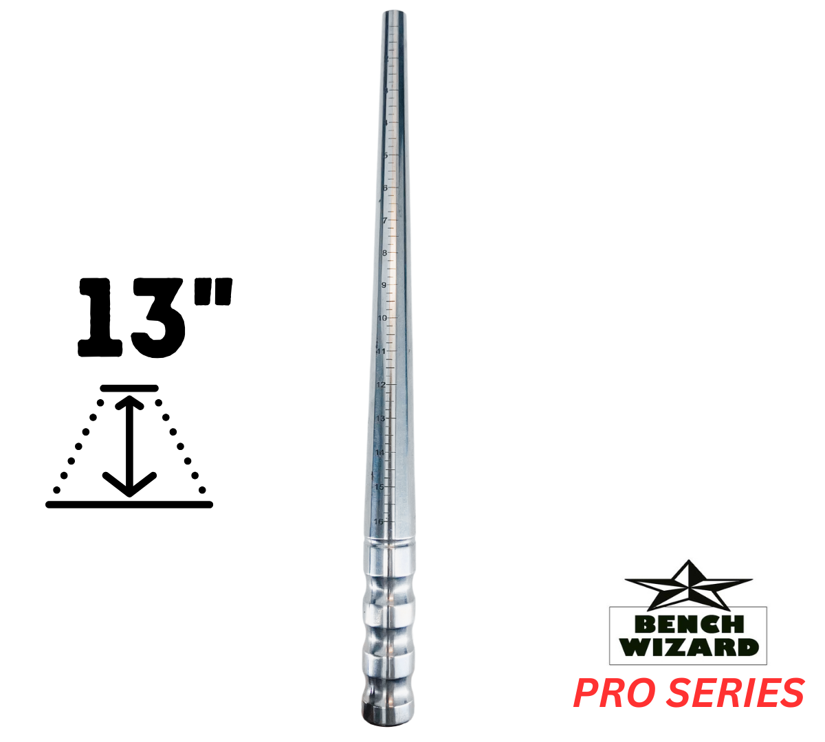 13 Inch Steel Ring Mandrel With Finger Grip Handle  - TJ9710AA-D16