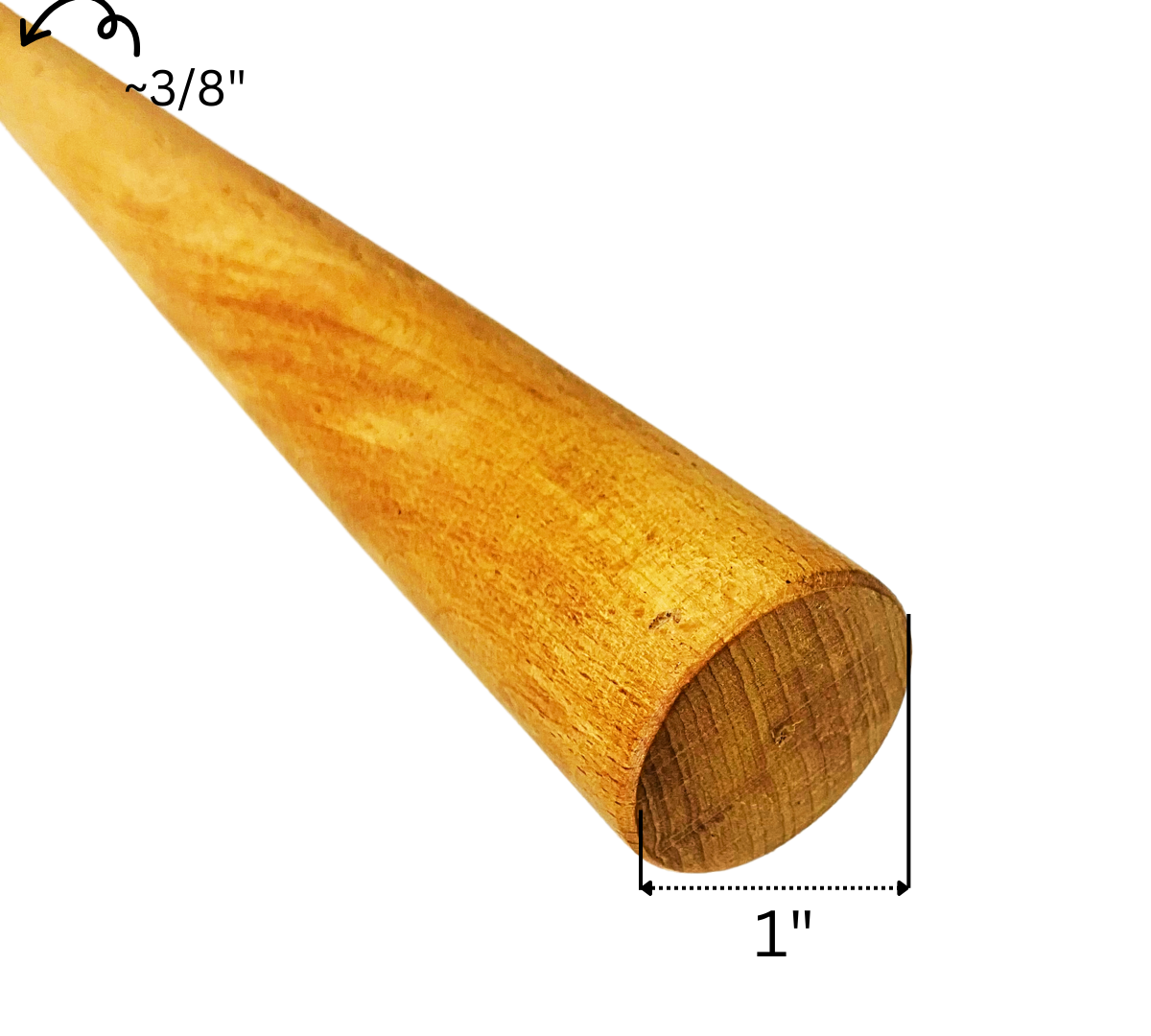 7" Mini Wooden Ring Mandrel  - TJ01-19715