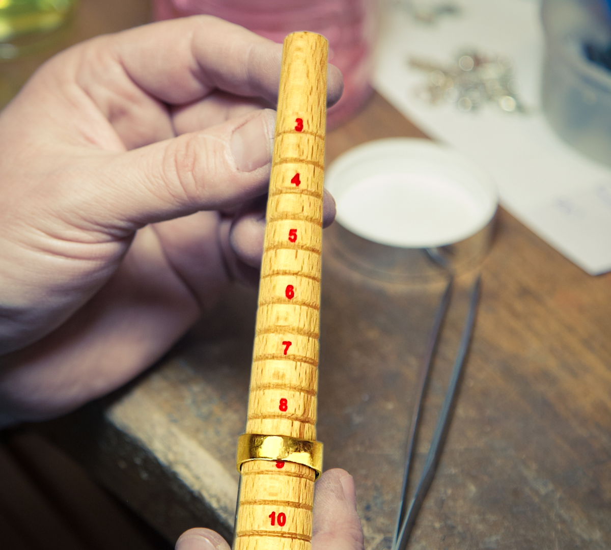 13" Classic Ring Mandrel | Sizes 3-15 Marked | Half Increment Sizes Included