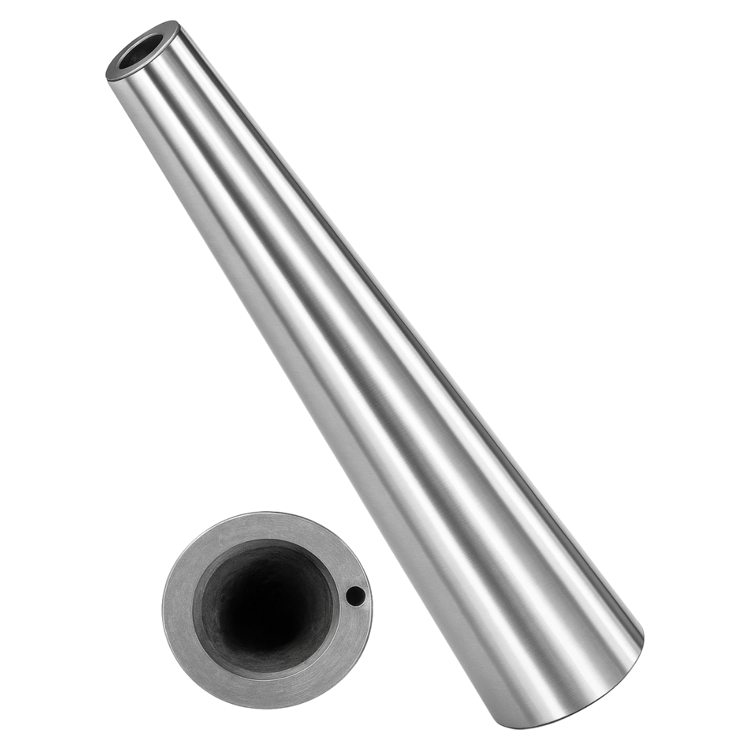 12" (30.5 cm) Steel Bracelet Mandrel | Oval Shape | Tapers 1.75" (4.4 cm) to 2.75" (7 cm) | Hardened Metal with Polished Finish