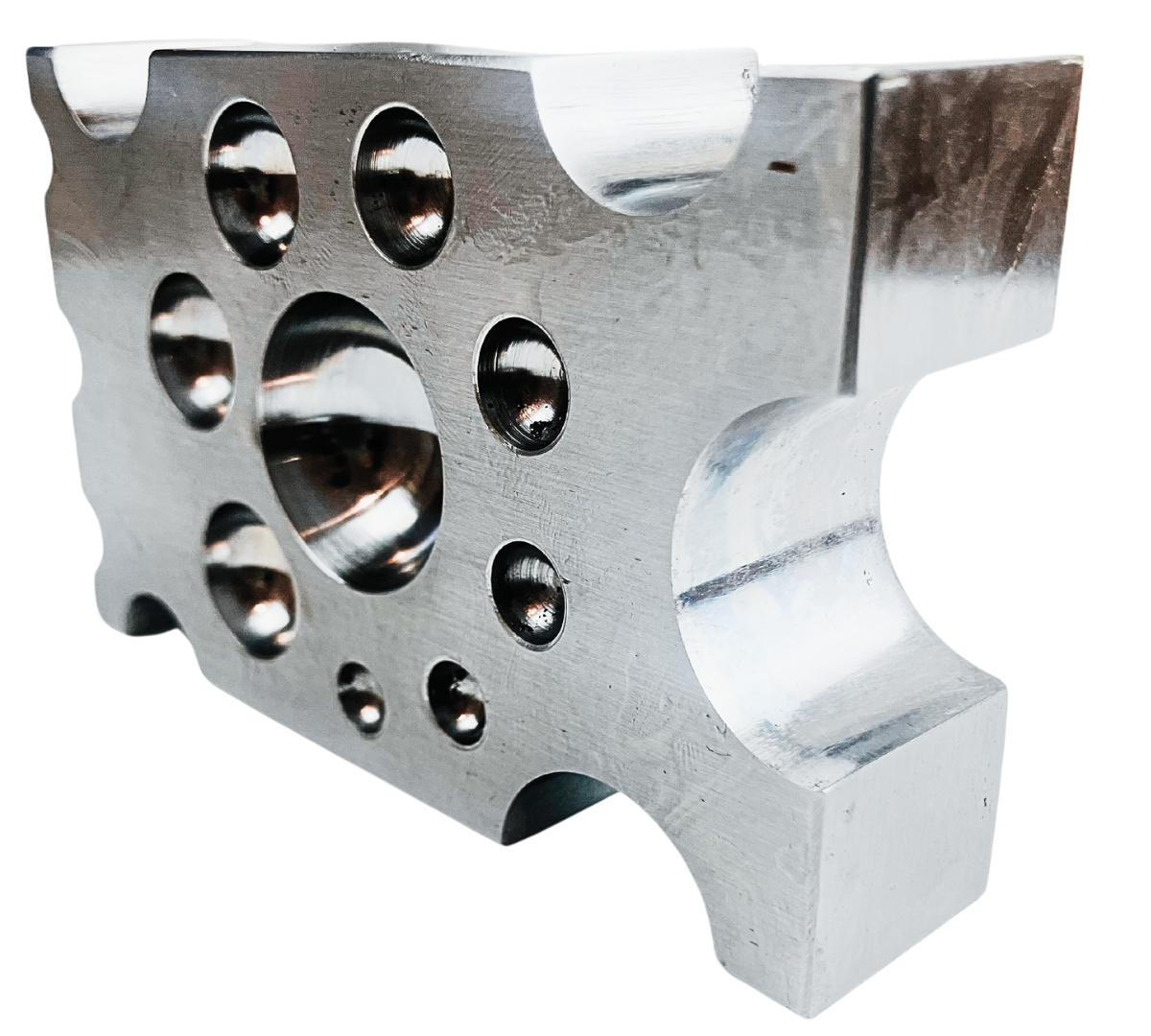 Half Spheres & Half Cylinders Dapping Block  - TJ01-09830