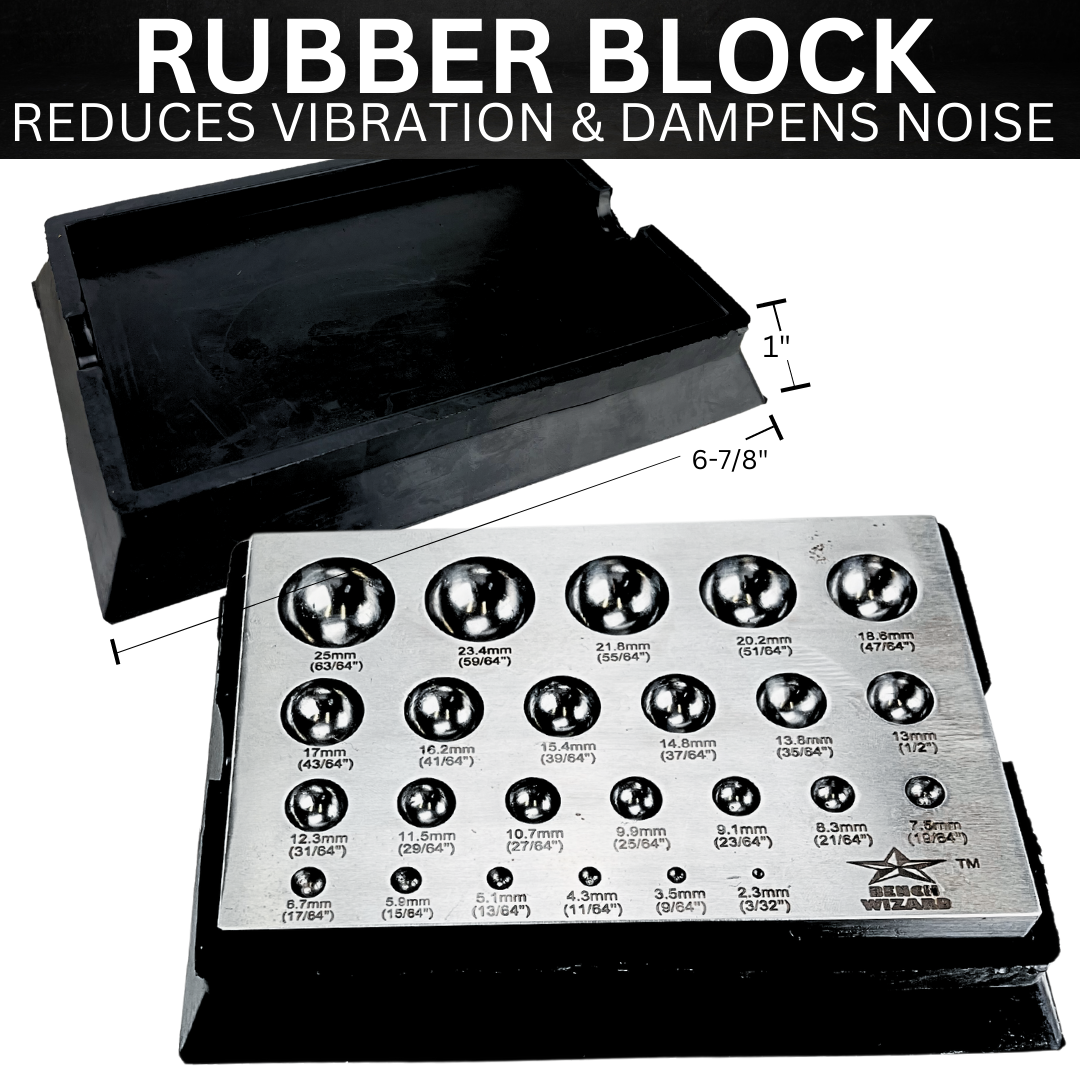 24 Piece Dapping Punches and Plate