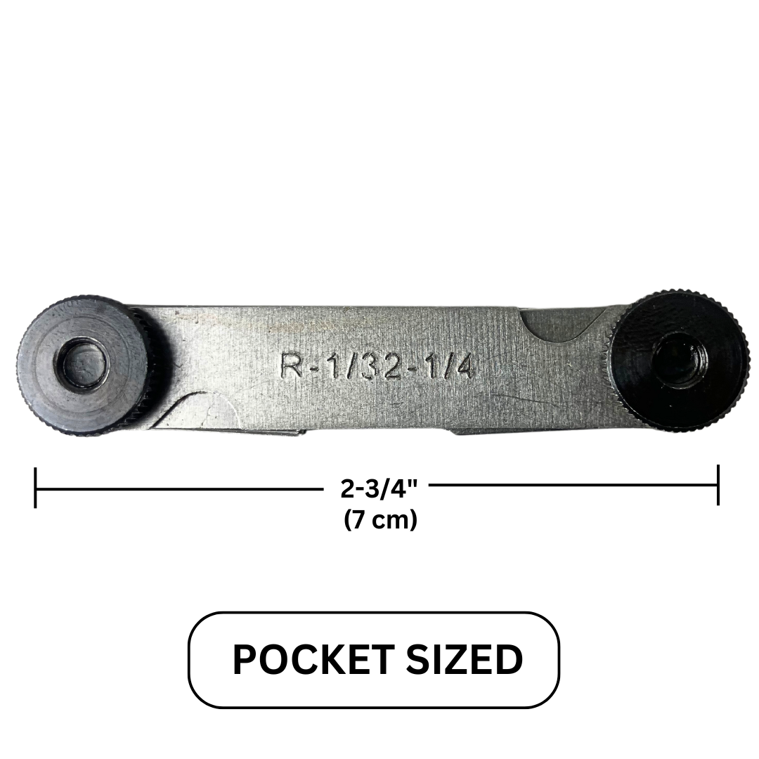 30 Blade Radius Gauge - Concave &Convex Shapes (SAE Only)  - TM-25001