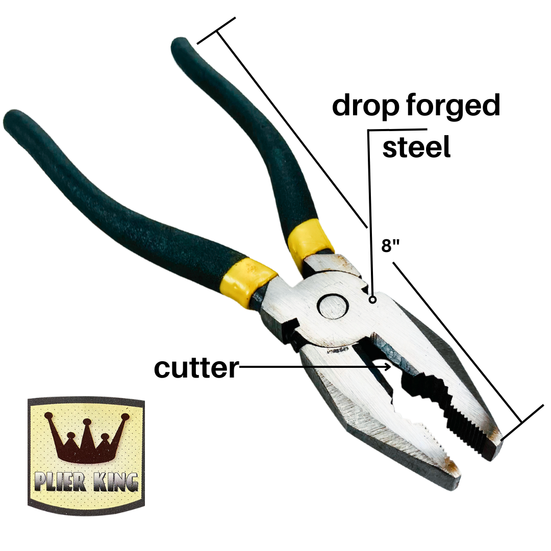 8 Inch Drop Forged Lineman Pliers