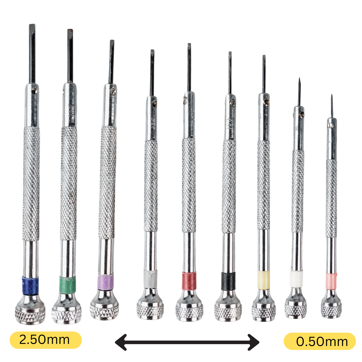 9 Pc. Hex-Head Precision Screwdrivers - PS-00509