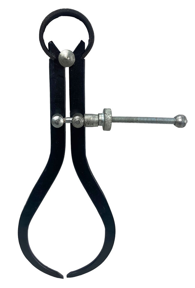 QUIX 6" (15.2 cm) Steel Outside Spring-Type Caliper | Precise Thickness & Diameter Measurement | Durable Tension Screw Mechanism