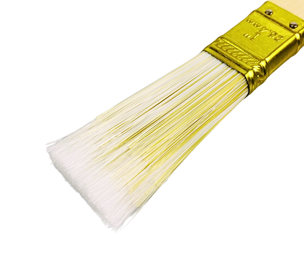 Bristle Brush - 1" Wide - For House Painting, Varnish Or Lacquer With Wooden Handle (Pack of: 2) - TZ63-28434-Z02