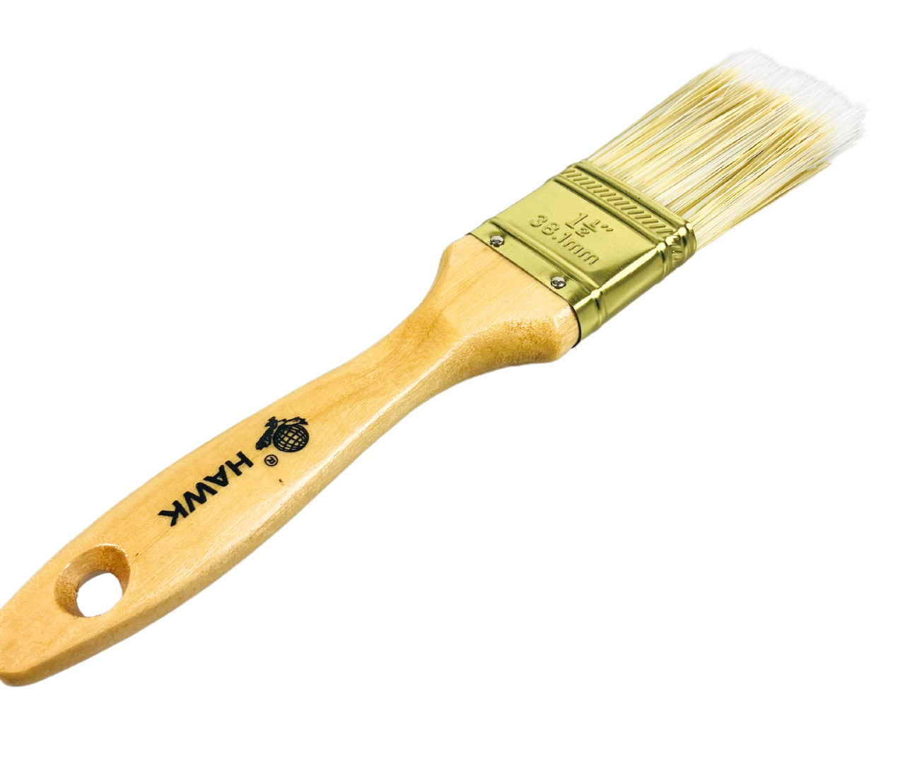 1.5" Wide Bristle Brush for House Painting, Varnish or Lacquer, Wooden Handle (Pack of: 2) - TZ63-28435-Z02