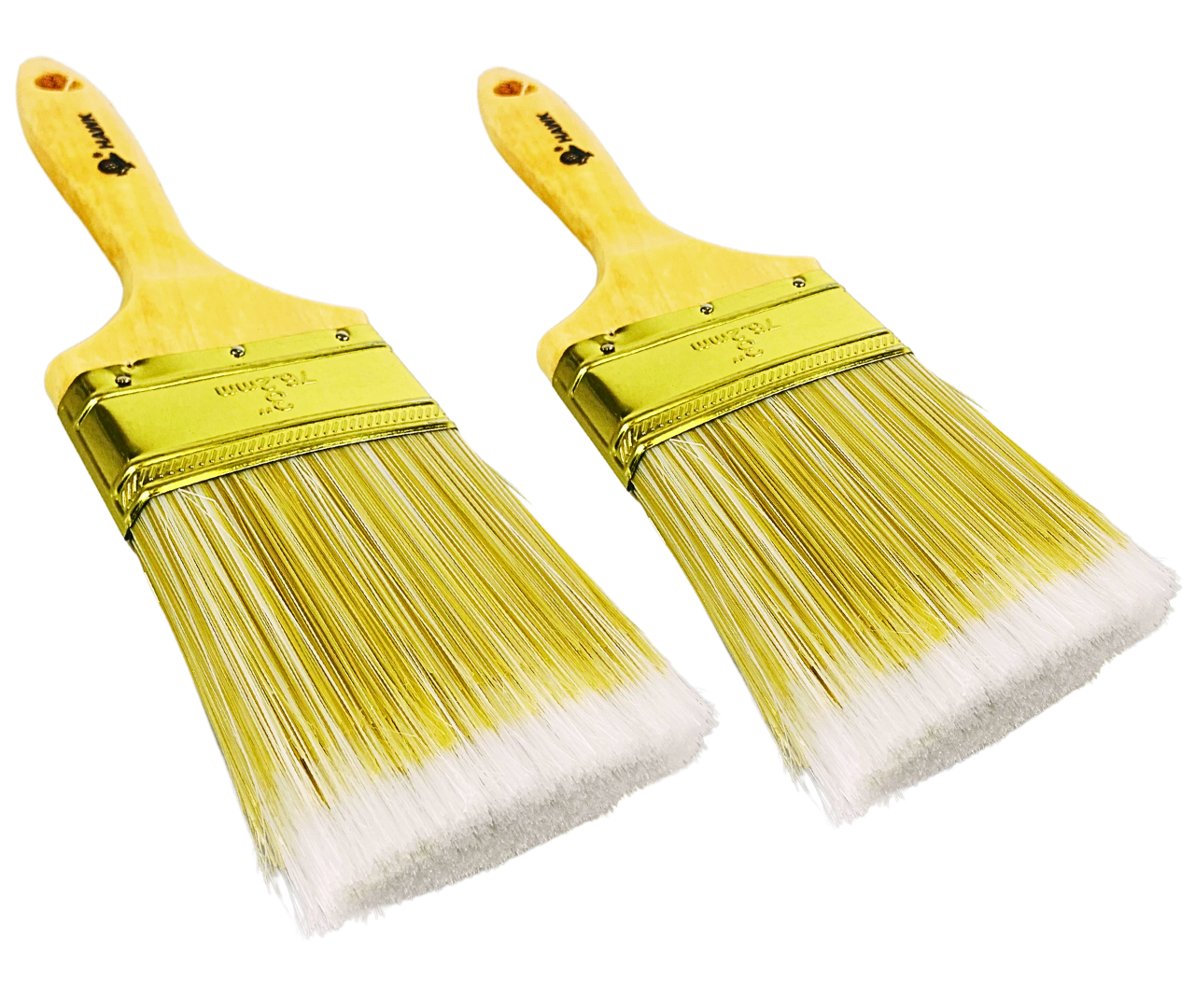 3" Wide Bristle Brush - For House Painting, Varnish Or Lacquer (Pack of: 2) - TZ63-28438-Z02